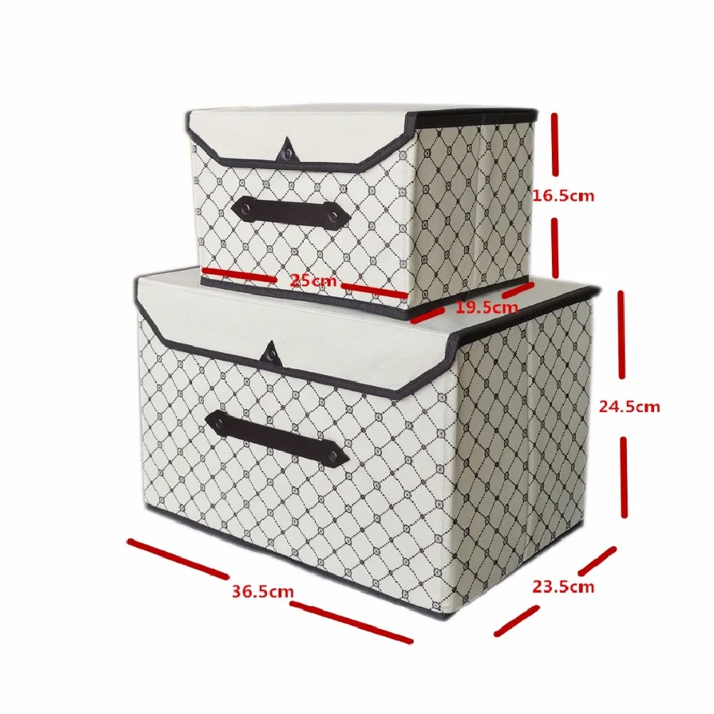 Buy new Foldable Non woven fabric storage box clothes
