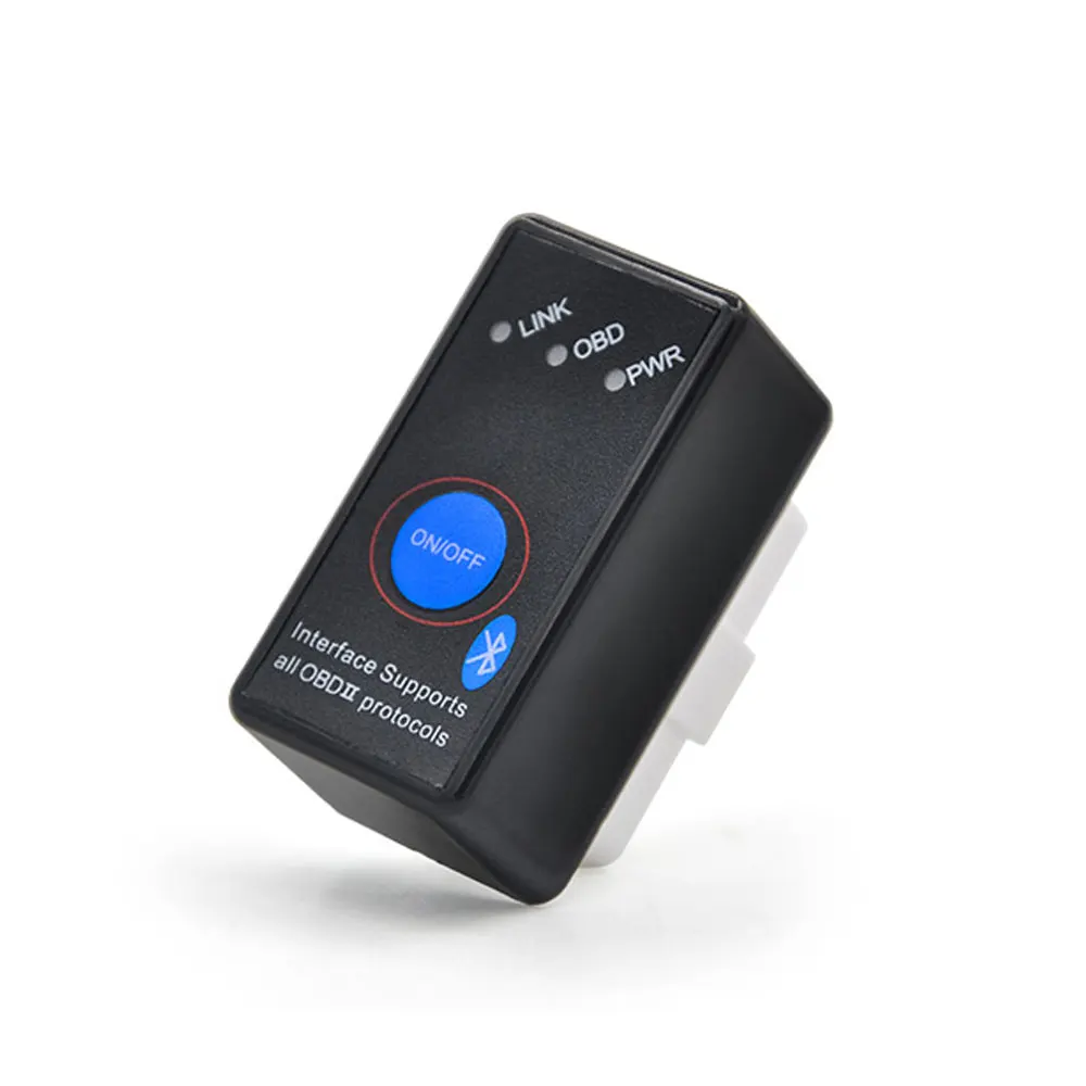 Супер Мини ELM327 V1.5 Bluetooth OBD2 автоматический сканер кода диагностический инструмент с выключателем питания вкл/выкл работает на Android Symbian Windows