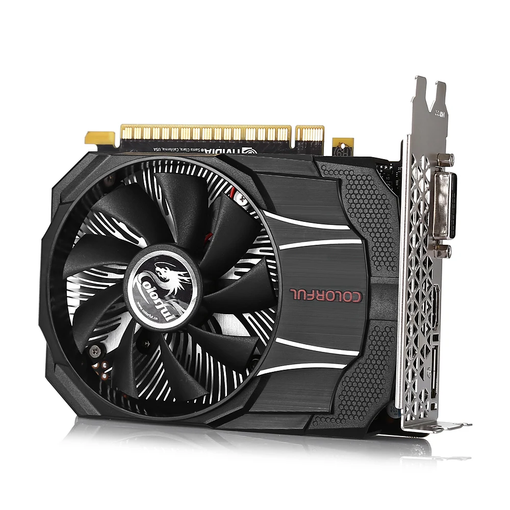 

Colorful GTX1050 Mini OC 2G New Gaming Graphics Card 7000MHz / 2GB / 128bit / GDDR5 PCI Express 3.0 X16