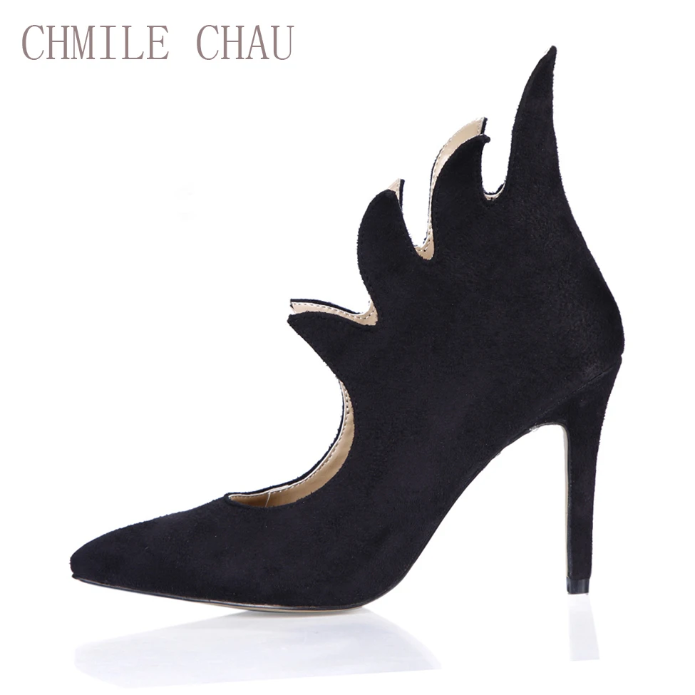 CHMILE CHAU/пикантная модная обувь для вечеринок женские модные ботильоны на шпильке