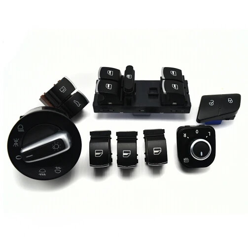 Window headlight mirror lock / unlock tailgate & fuel flap switch for