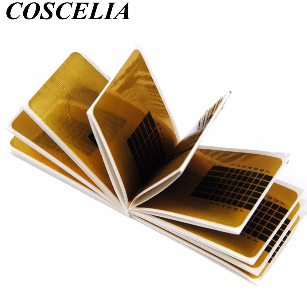 

100pcs/Set Gel Nail Polish Forms Nail ExtensionTips Manicure Tools Gel Polish Acrylic Tips Gel Form For Nails Manicure Sticker