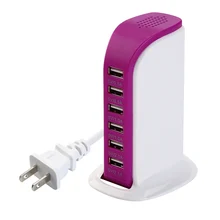 США usb зарядная станция концентратор 30 Вт 5 портов USB настенное зарядное устройство адаптер питания портативная вилка для портативного зарядного устройства для iPhone для iPad samsung