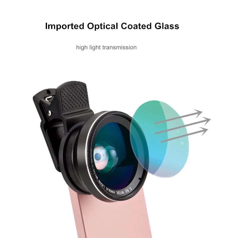 Супер Макро объектив 15X широкий 0.45X или 0.6X телефон объектив Комплект HD телефон Супер Рыбий глаз объектив камеры Lentes для смартфонов