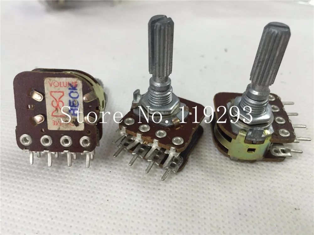 [SA]16 type double tapped potentiometer B50K 25MM shaft 10PCS/LOTin