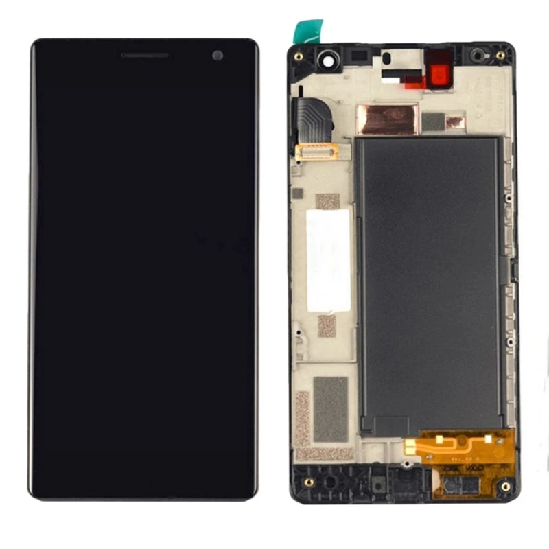 

High Quality LCD Screen and Digitizer Full Assembly Lcd Replacement Glass with Frame For Nokia Lumia 730
