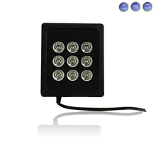 IR illuminator 15M distance 850nm 9Pcs 42mil Array Infaraed led Lamp Fill light waterproof Night Vision for CCTV Security Camera