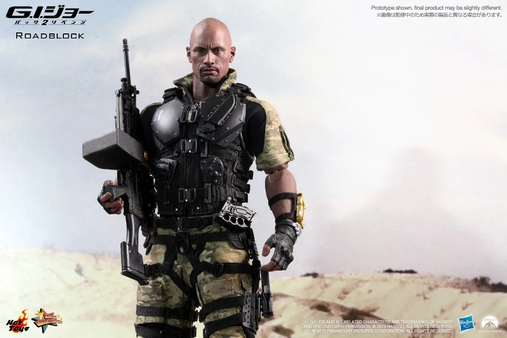 Кукла в масштабе 1/6 Dwayne Johnson in G.I.Joe: покрытие 12 дюймов экшн фигурка кукла