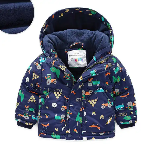 Baby Boys Girls Hooded Jacket Coat Spring Winter Kids Windbreaker for