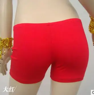 14 цветов 100 шт/партия принадлежности для танца живота танец живота короткие брюки хлопок материал высокого качества - Цвет: Красный