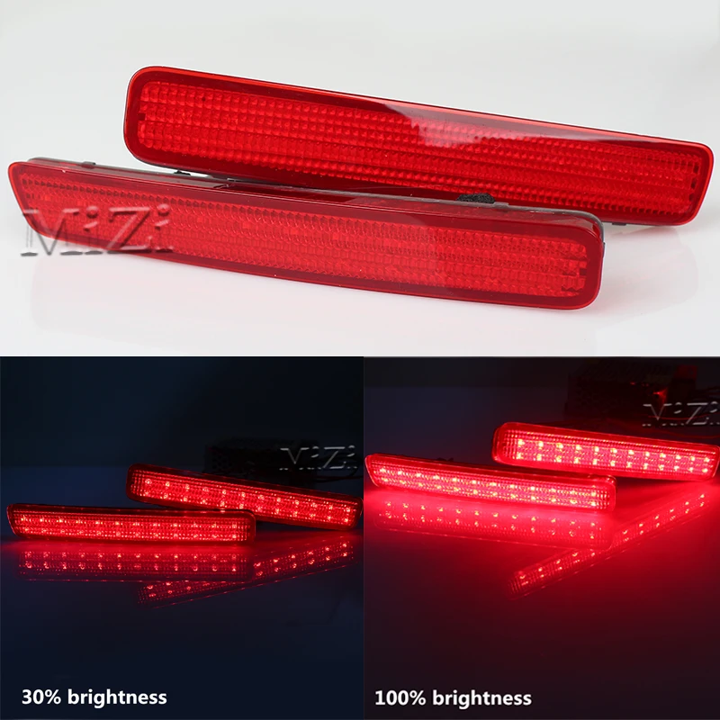 

2PCS LED Rear Bumper Reflector Tail Brake Light For TOYOTA NOAH VOXY 80 Pruis 40 series 2011 2012 2013 2014 2015 High Quality