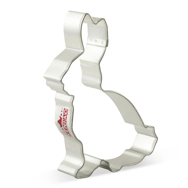 

KENIAO Rabbit Cookie Cutter Woodland Animal Fondant / Bread / Sandwich / Biscuit Cutter for Kids- 7.8 x 12.4cm -Stainless Steel