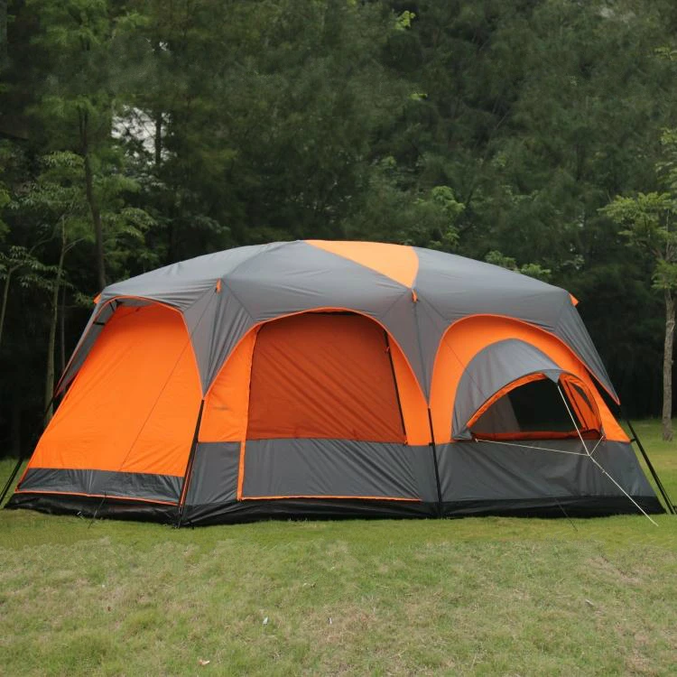 Сверхъярусные палатки высокого качества роскошные 1 зал 2 спальни 6 8 10 12 наружные палатки 215 см высота водонепроницаемые вечерние Семейные палатки