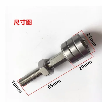 

Side rail frame fastener anti-collision stainless steel wheel