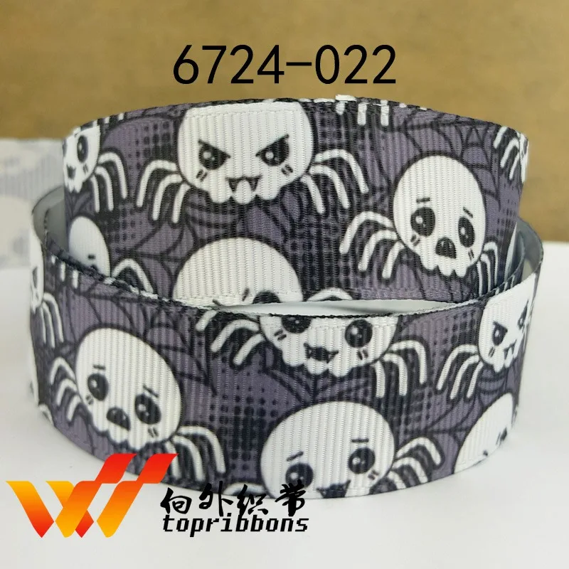 Бесплатная доставка 50 ярдов на размер рандомная печатная grosgrain лента 6717|printed