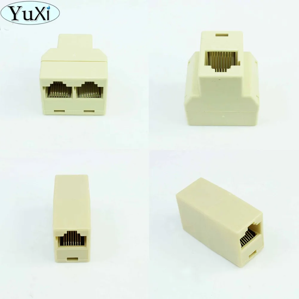 1pcs Network Interface Network extended Connector CAT5 RJ45 Network