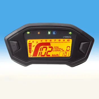 

7 color Adjustable Motorcycle Tachometer Digital Speedometer LCD digital Odometer Case For Honda MSX125 TYB003