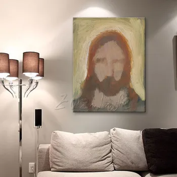 

Jesus Christ Jesus Canvas Posters and Prints Wall Art Pictures for living room Home Decor cuadros decoracion Oil painting 0007
