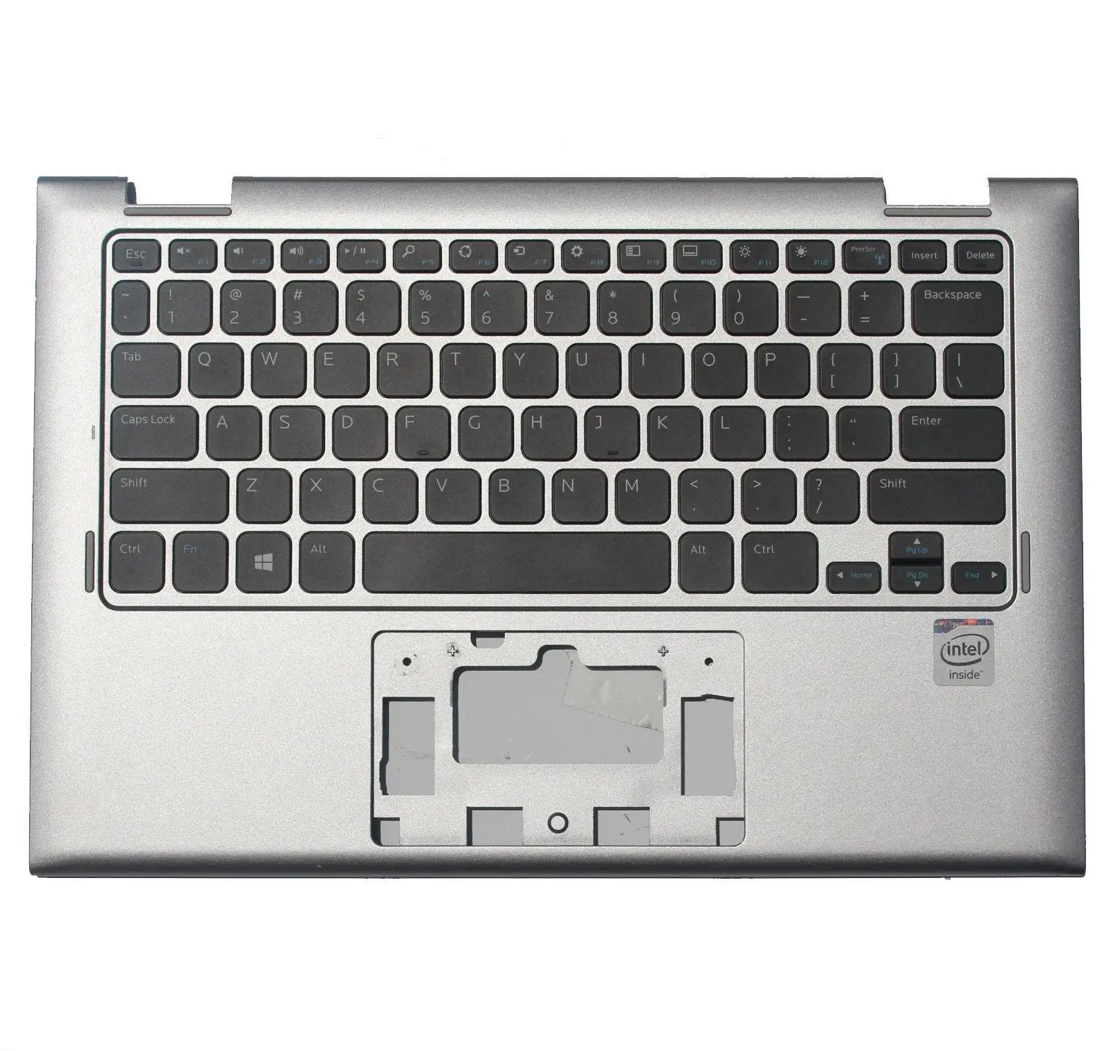 Genuine For DELL INSPIRON 11 3147 3148 Laptop PALMREST W/ Keyboard 7W4K6 Silver | Компьютеры и офис