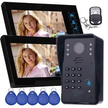 Blueskysea WDOSR12 2 ШТ. 7 «Монитор Видео Главная Дверной Звонок Домофона Камеры Безопасности ж/Контроля Доступа