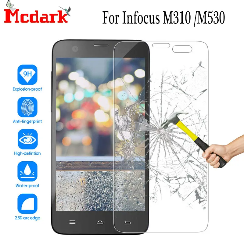 Mcdark 2.5D 9H закаленное стекло для Infocus M310 M530 Защита экрана телефона защитная пленка |