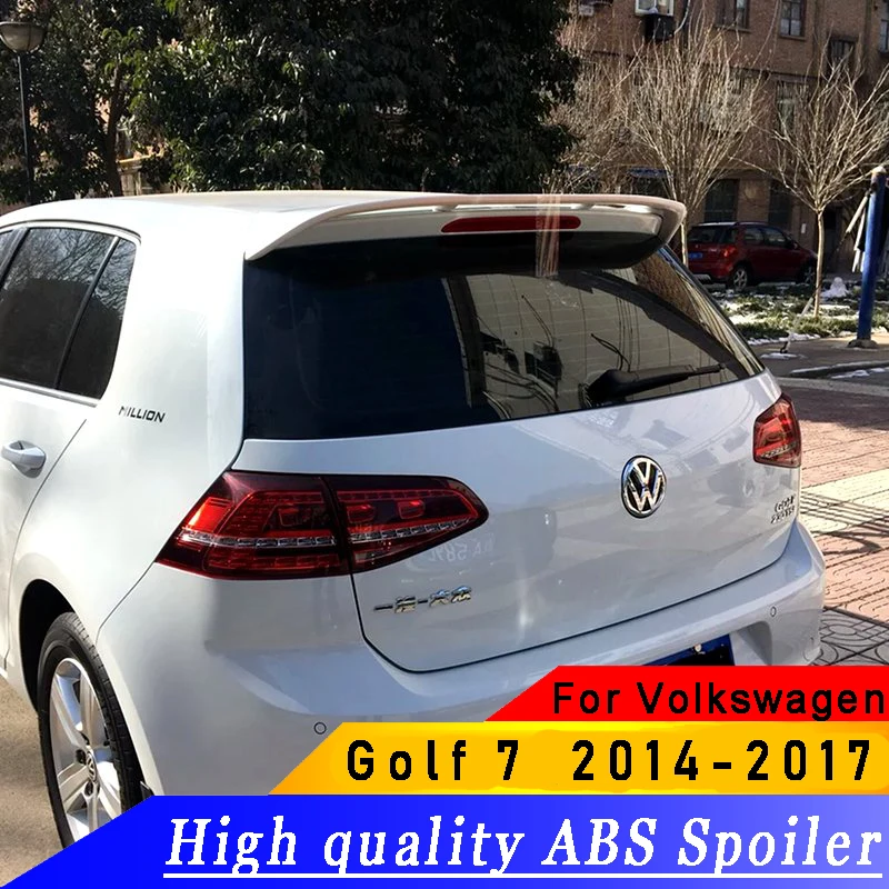 Спойлер из АБС пластика для Volkswagen Golf 7 2014 2015 2016 2017|Спойлеры и крылья| |