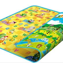 Двусторонний детский игровой коврик 200*180 см, детский пляжный коврик для пикника, детский коврик для ползания, CM-007