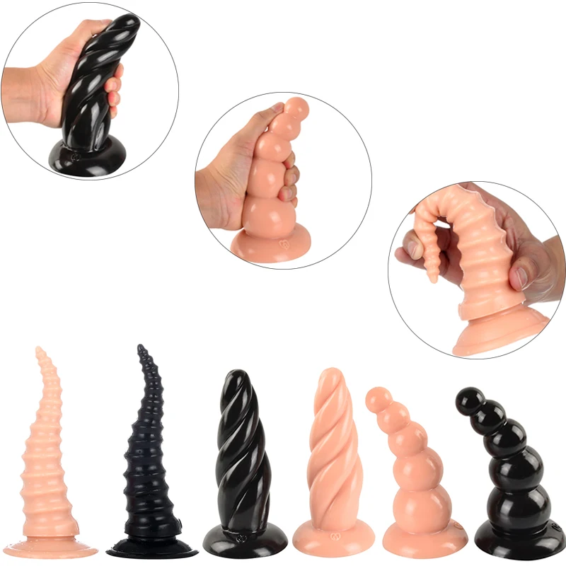 Большой анальный Фалло-имитатор Анальная пробка G-spot Вагина массаж простаты для лесбиянок для взрослых секс-игрушки для женщин пары для