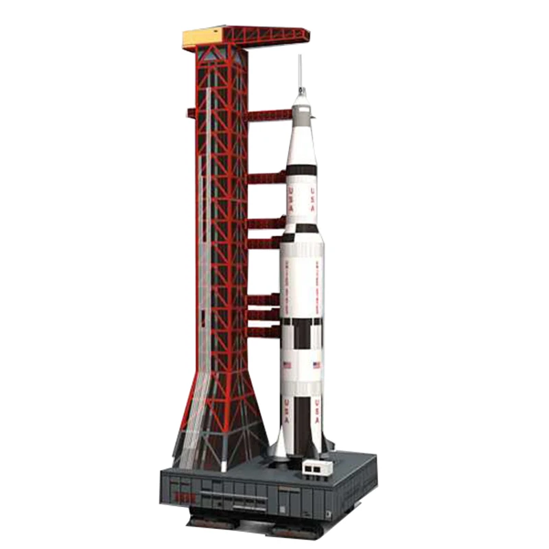 37 см бумага Saturn V Rocket ручное пространство 3D оригами искусство игрушка подарок для