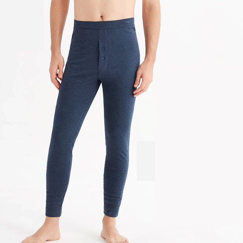 CILER New Autumn and Winter Men Long Johns Thermal Underwear Silk Wool Thermo Underpant Plus