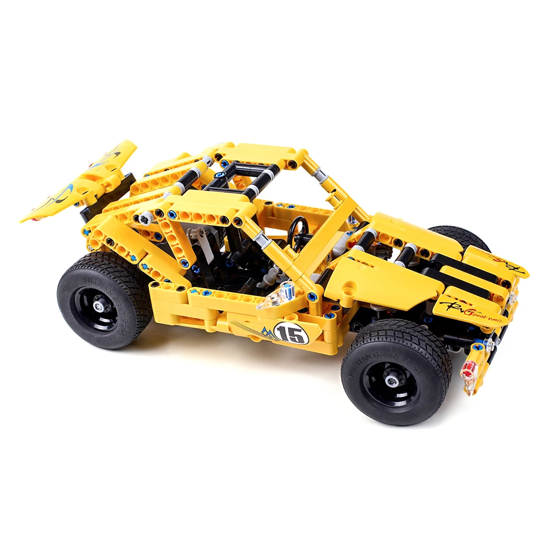 

Wild Horse Children Small Particle Insert Building Block Educational Toy Pull Back Movable Car Toys For Children