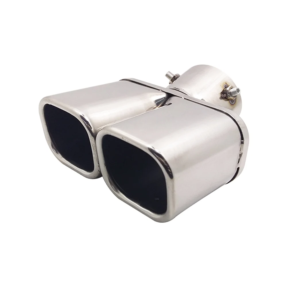 

75mm Car Styling Stainless Steel Exhaust Muffler Tip Pipe for Audi Smart Holden Seat Land Rover Chevrolet Volkswagen Car Styling