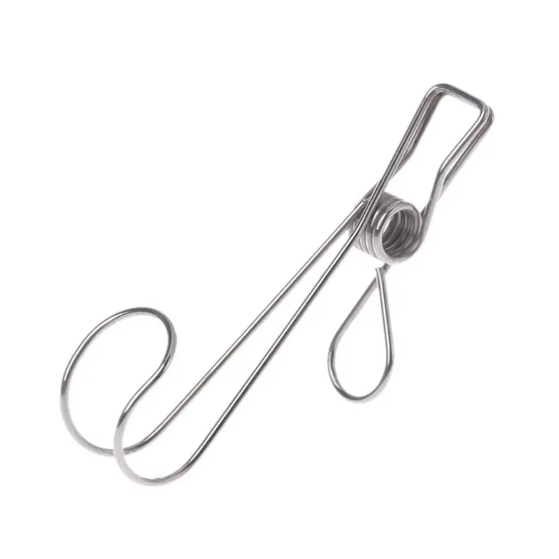 

Portable Laundry Hook Stainless Steel Hanging Clothes Pins Boot Shoes Hanger Holder Clips Clothes Pegs