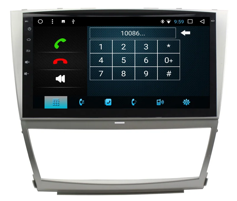 Discount Octa-Core Android 8.1 car dvd player For Toyota Camry 40 2006-2011 with Radio BT AUX GPS WIFI Stereo Capacitive screen+2G+32GB 4