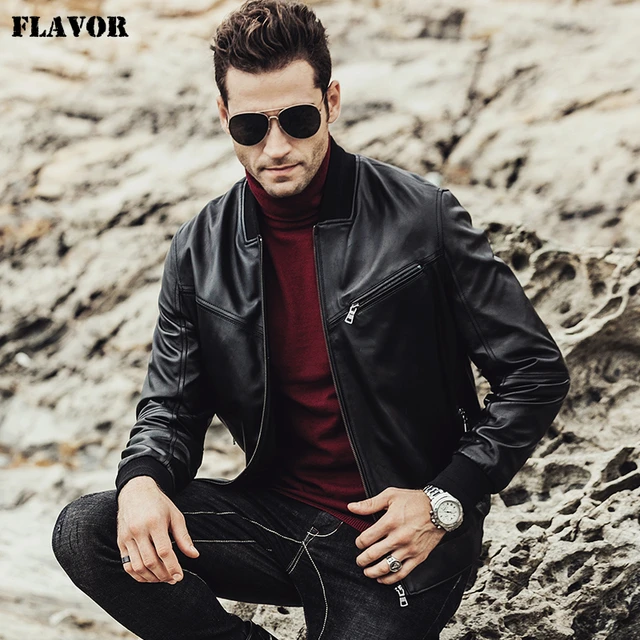 Leather Jacket Genuine Men Winter  Flavor Genuine Leather - Men's Real  Leather - Aliexpress