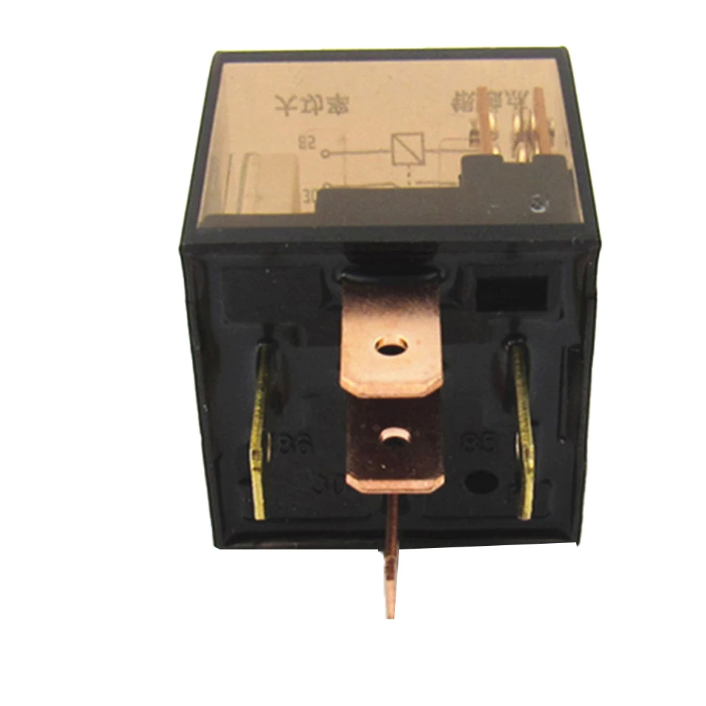 DC 12 V/24V 80A 1NO 1NC SPDT 5 Pins зеленый индикатор светильник Авто Грузовик реле прозрачная
