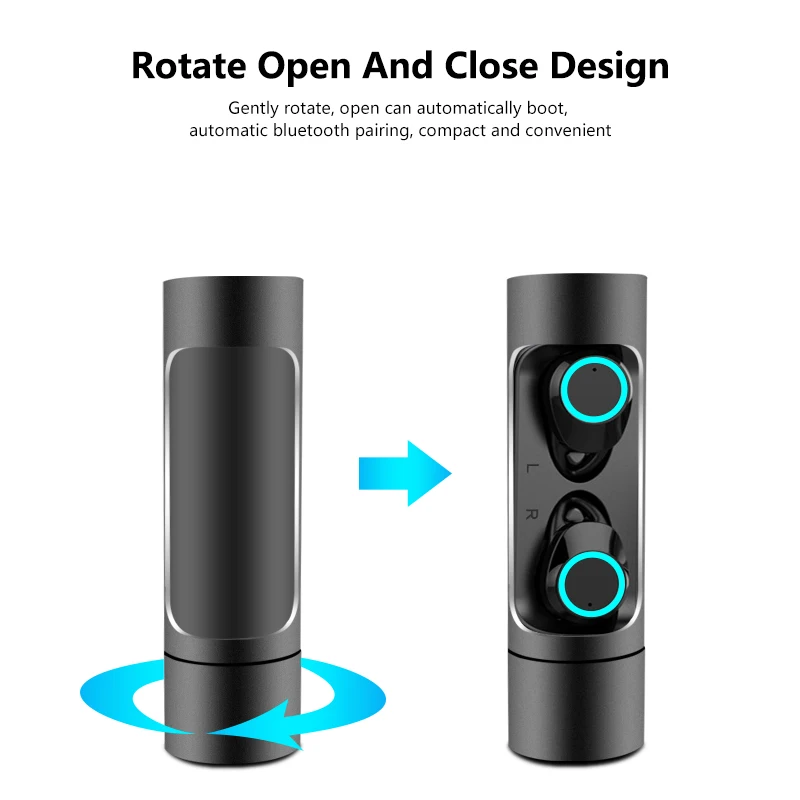  X8 TWS Bluetooth Earphone IPX7 Waterproof Earbuds Touch Control Wireless Earphones Stereo Headset w