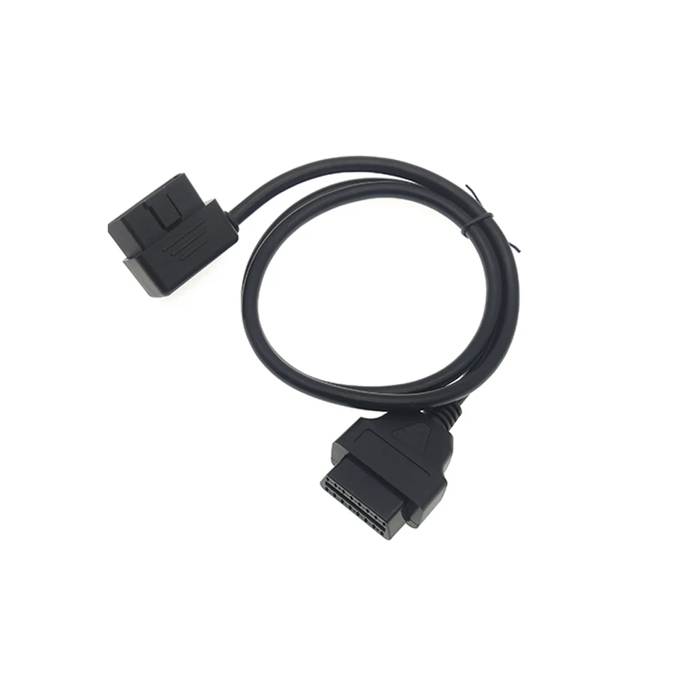 Высококачественный OBD 2 16 контактный разъем для гнездовой Авто кабель адаптера