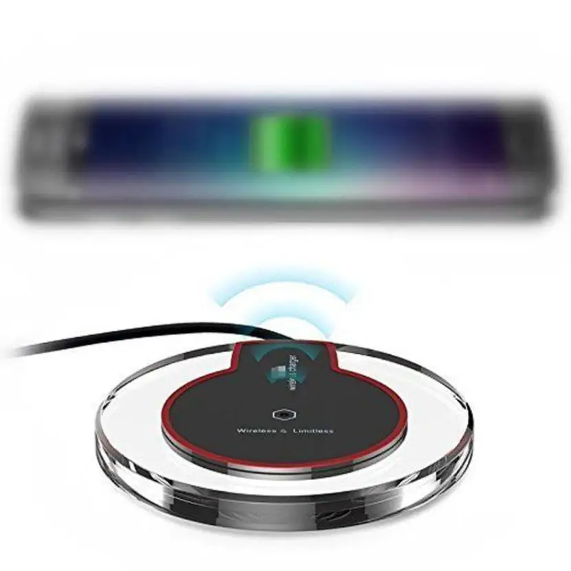 

CARPRIE 2018 Clear Qi Wireless Charger Charging Pad For iPhone 8/iPhone 8 Plus drop shipping sep26