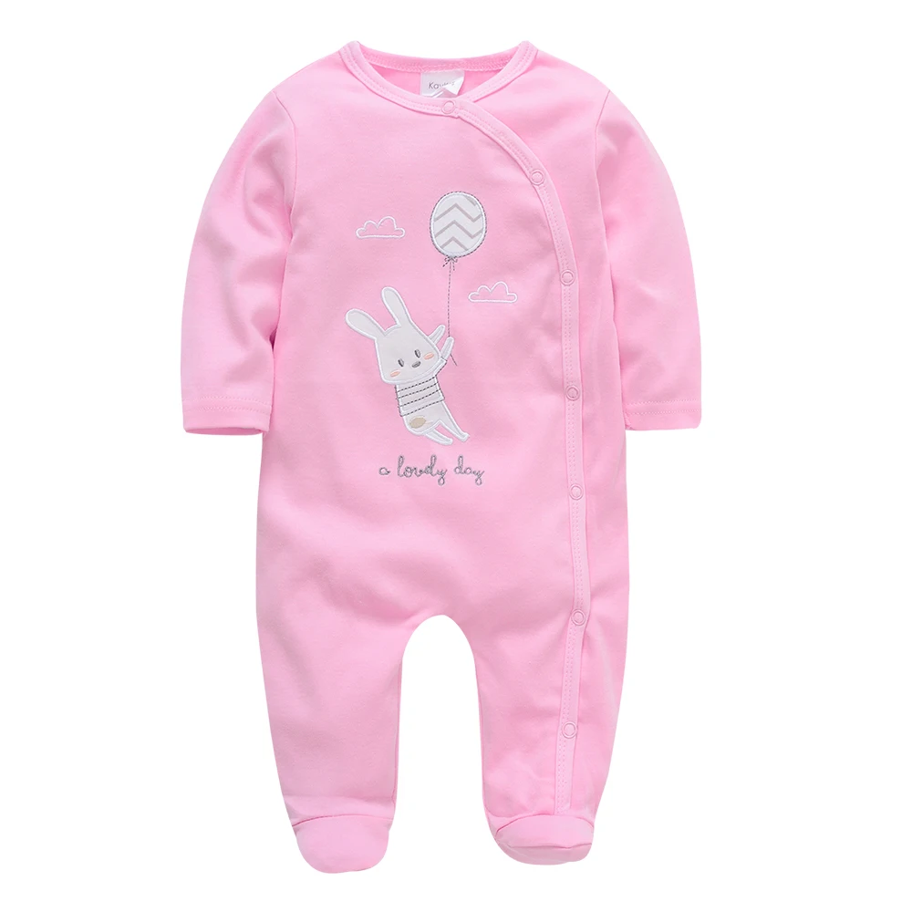 Kavkas/Одежда для новорожденных мальчиков из хлопка с длинными рукавами; комбинезон для младенцев с рождественским принтом; сезон осень-зима; детская одежда для новорожденных - Цвет: PY1142