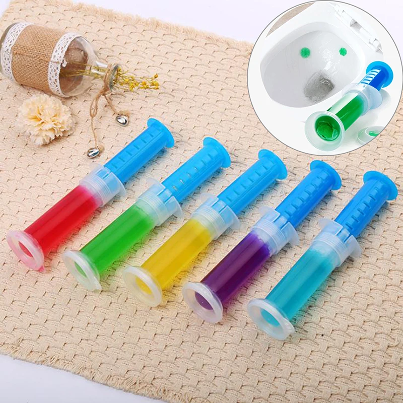 

4pcs Magical Toilet Cleaner Needle Type Anti-Bacterial Toilet Fragrance Beans Gel For Home Sterilization Cleaning Supplies