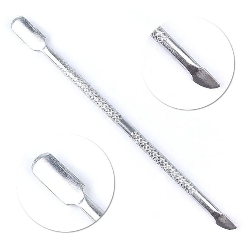 ROSALIND-4Pcs-Lot-Nail-Cuticle-Pusher-Manicure-Care-Tool-Stainless-Steel-Cuticle-Remover-Double-Sided-Finger