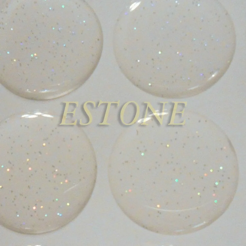 

100PCS 1inch (2.54CM) Round 3D Crystal Clear Epoxy Adhesive Circles Dome Sticker Bottle Cap