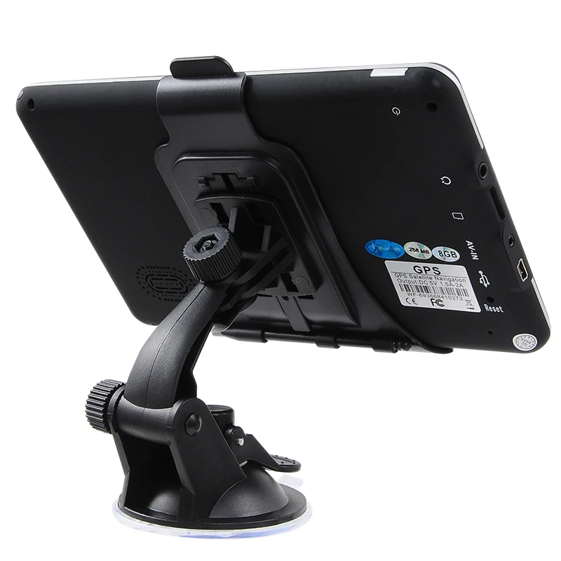KMDRIVE 7 дюймов HD gps-навигации 8 ГБ FM передатчик Bluetooth AV-IN Поддержка камеры заднего вида Связки Последние карты