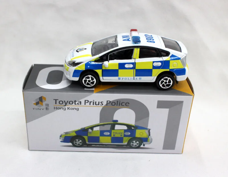 TI NY 1: 64 TOYOTA PRIUS POLIZ автомобиль бутик сплав автомобиль игрушки для детей модель детской игрушки оригинальная коробка