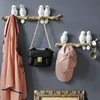 Wall Decorations Home Accessories Living Room Hanger Resin Bird hanger key kitchen Coat Clothes Towel Hooks Hat Handbag Holder ► Photo 2/6