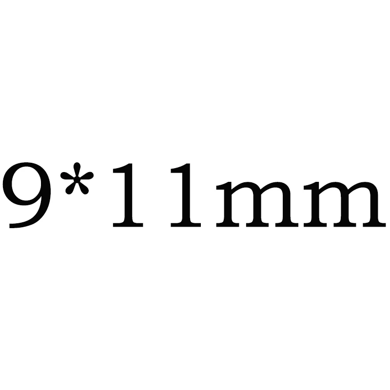 Размеры 2x3~ 18x25 мм овальным вырезом 5# разъемная застежка-молния красный камень синтетические драгоценные корундовые камни для ювелирных украшений ювелирные изделия - Цвет: 9x11mm 100pcs