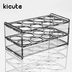 Kicute 8 отверстий 145*70*70 мм пластиковый приборочный штатив пробирки держатель; для хранения стойка пробирки полка лабораторные школьные