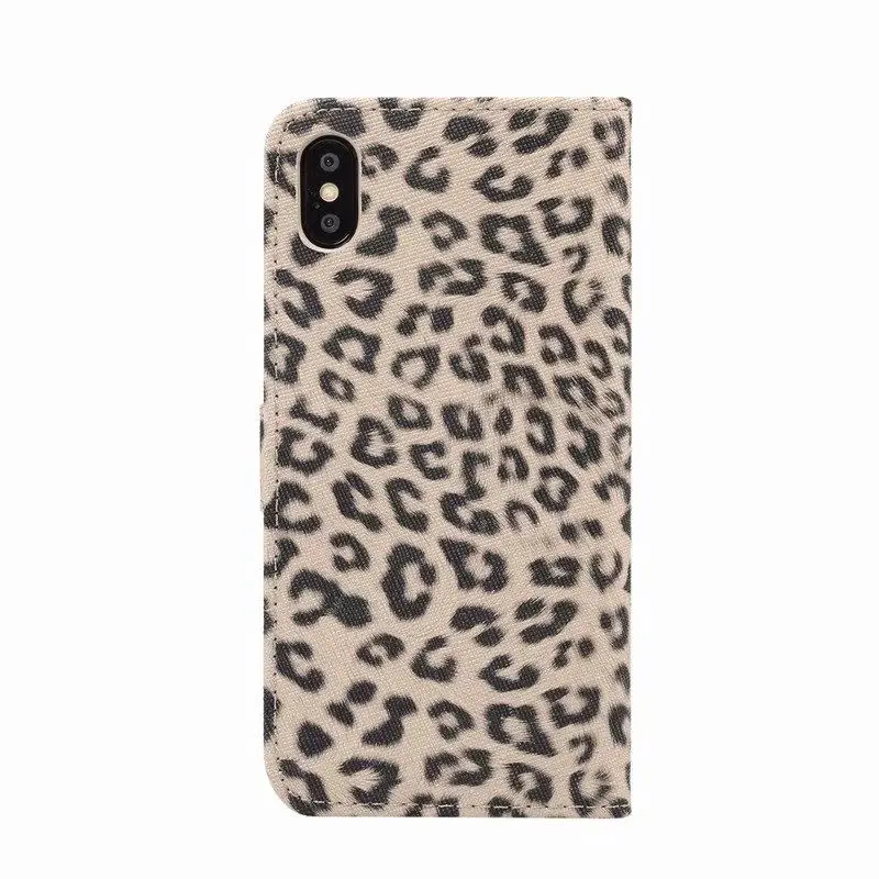 Чехол-бумажник с откидной подставкой для Iphone 11 Pro XS Max X XR, держатель для карт, Леопардовый кожаный чехол для Iphone 6 6s 7 8 Plus 5 5S Coque