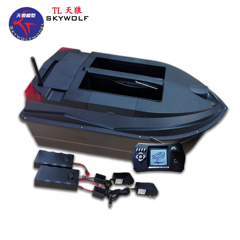 Professional Remote Control Fishing Boat TL-380D Dual Bait Well 3KG Load GPS Positioning Sonar Fish Finder Auto RC Baiting Boat 5